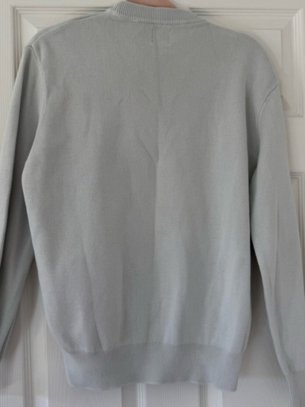 Zara Crewneck Sweater with Yellow Detail